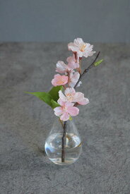 ミニ枝桜 プチドロップベース（造花） 【ギフトバッグ対応可】