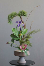 松枝×アイリス 和風スタイル（造花）
