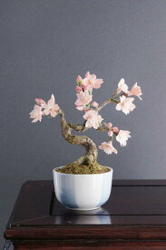 盆栽 桜 #44（造花）［鉢変更］【ギフトバッグ対応可】