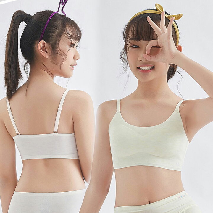 jc　逆さ撮り 楽天市場】ジュニアブラ スポーツブラ ブラジャー ファーストブラ ハーフトップ ブラトップ ジュニア 小学生 子供 キッズ インナー 爽やか 涼しい  吸汗速乾 スポーツブラ 女の子 部活ブラ さらさらデイリー 綿 コットン 綿混 こども 子供用 肌着 : 茜ショップ