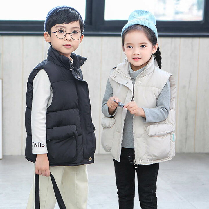 楽天市場】ダウンベスト キッズ 子供 男の子 女の子 秋物 冬物 春物 全  