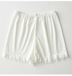ペチパンツ ペチコート キッズ 女の子 子供用 レース 見せパン スパッツ ショートパンツ ペチパン インナー スカートパンツ レース 無地 白 黒 グレー