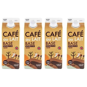 �J���f�B�I���W�i�� KALDI �J�t�F�I���x�[�X�i�Z�k�R�[�q�[�j500ml×4�{