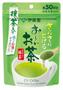 伊藤園 おーいお茶 抹茶入り緑茶 粉末 40g チャック付き袋タイプ