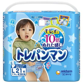パンツ Lサイズトレパンマン男の子 トイレトレーニング用 (9~14kg)21枚