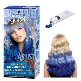 シュワルツコフ got2b カラークリーム ヘアコンディショナー・手袋付き エレクトリックブルー 1個 (x 1) 医薬部外品