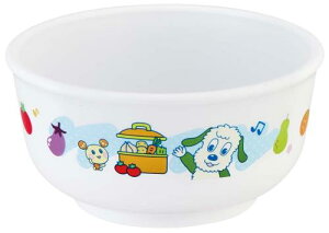 スケーター(Skater) ベビー食器 茶碗 子供用 5ヵ月頃~ 抗菌 プラスチック製 230ml いないいないばあっ! XP23AG-A