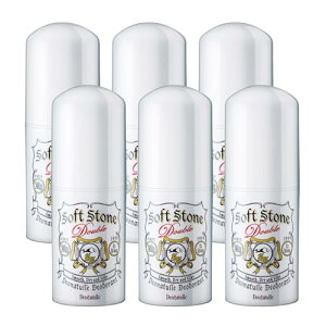 医薬部外品デオナチュレ ソフトストーンW ワキ用 直ヌリ 制汗剤 スティック×6個(20g×6)