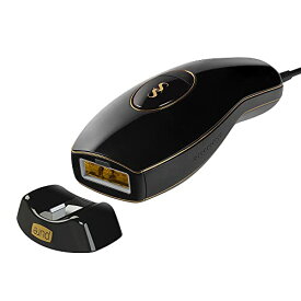 スムーズスキン pure fit 家庭用 光美容器 100万回照射 ヘッド付き 連射 最速0.46秒の高速照射 10段階調整 冷却不要 男女兼用 IPL光 ムダ毛ケア ピンポイント照射 イギリス 英国発の脱毛器 SMOOTHSKIN (ブラック)