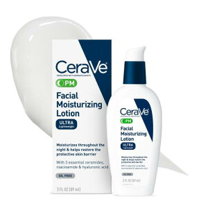 CeraVe Facial Moisturizing Lotion PM (3 oz) 89�~�����b�g�� (x 1)