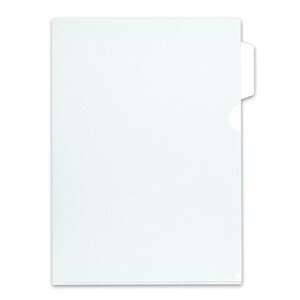 プラス クリアホルダー A4 インデックス付 1山 10枚 FL-201HO 88-067