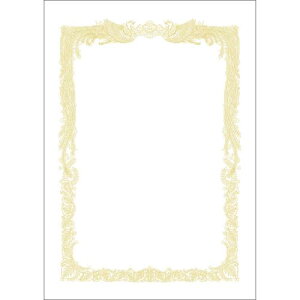 ササガワ 賞状用紙 タカ印 OA対応 横書き用 白 A4 100枚 10-1161