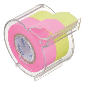 ヤマト 付箋 メモック ロールテープ 強粘着 カッター付き 15mm×10m PRK-15CH-RL