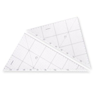 ステッドラー(STAEDTLER) 三角定規 製図 セット レイアウト用 30cm 966 30