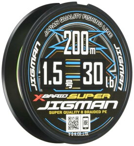 GbNXuCh(X-Braid) X[p[ WO} X8 200m 1.5 30lb 5J[