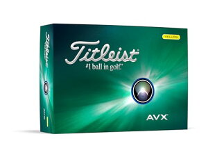 TITLEIST(�^�C�g���X�g) �S���t�{�[�� 24 AVX YELLOW DZ ���j�Z�b�N�X �C�G���[