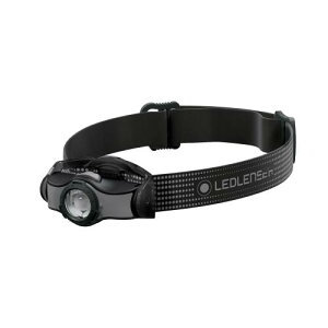 Ledlenser(���b�h�����U�[) MH3 �u���b�N/�O���[ LED�w�b�h���C�g �o�R �P3(AA)1�{ [���{]