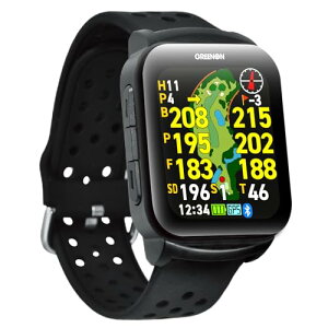 AMOLED�i�L�@EL�j�����׃f�B�X�v���C GreenOn�i�O���[���I���j�U�E�S���t�E�H�b�` GS501 �݂��т�L1S�Ή� THE GOLF WATCH GS501 (�ʏ��)