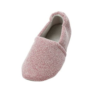 徳武産業 介護シューズ あゆみ エスパドマカロン 室内用 ピンク L 23.5-24.5cm 足囲3E 両足