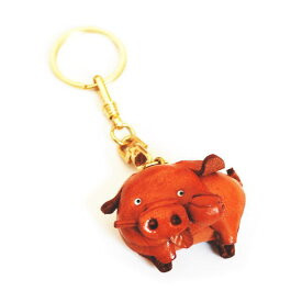革物語　THE　LEATHER　STORY　キーホルダー　ぶた　豚　ブタ　皮　ハンドメイド　レザー　雑貨　小物　贈り物　ギフト　プレゼント　レザークラフト　革小物