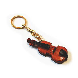革物語　THE　LEATHER　STORY　キーホルダー　バイオリン　楽器　ハンドメイド　皮　レザー　雑貨　小物　贈り物　ギフト　プレゼント　レザークラフト　革小物　ヴァイオリン