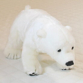 送料無料　動物　（アニマル）　ぬいぐるみ　ホッキョククマ　L
