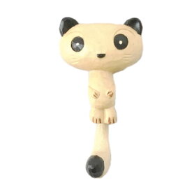 木製　マグネット　オコジョ　木彫り　おこじょ　ウッドカービング　きぼり　動物　アニマル　どうぶつ
