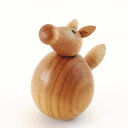 木製の十二支（干支）　の　うま（馬）の起き上がりこぶし　　木　雑貨　小物　置物　おきあがりこぼし　えと　午　ウマ　ウッドクラフト　ギフト　プレゼント