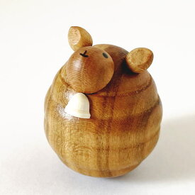 木製の十二支（干支）　の　ひつじ（羊）の起き上がりこぼし　　木　雑貨　置物　おきあがりこぼし　えと　未　ヒツジ　ウッドクラフト　オブジェ　インテリア　小物　グッズ　動物