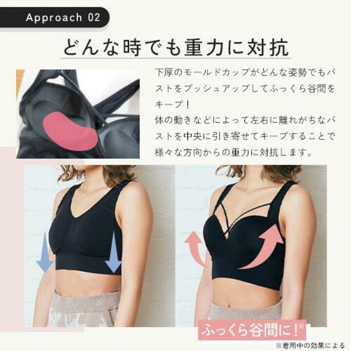 楽天市場】☆1枚分無料クーポン☆ ナイトブラ 育乳ブラ 育乳 昼夜兼用 