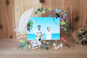 Chai × akari 名入れフォトフレーム 結婚・出産祝い・内祝いに