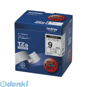 (LINE�N�[�|���L)�����o�� �u���U�[�̔� TZE-221V �s�[�^�b�`�e�[�v 9mm���^���y5�� 1��8m �z TZE221V ���~�l�[�g�e�[�v brother TZe�e�[�v �u���U�[�H�� ������ �Ɩ��p�p�b�N �����e�[�v
