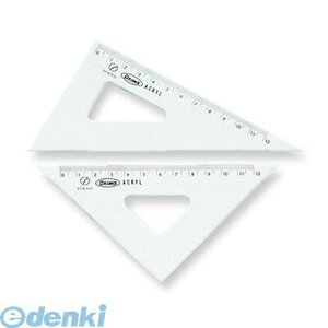 共栄プラスチック A-520 メタクリル三角定規【目盛付】 15cm A520