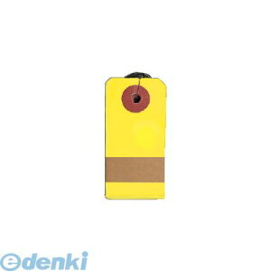 菅公工業 タ624 針金荷札カラー小黄 1箱2000枚