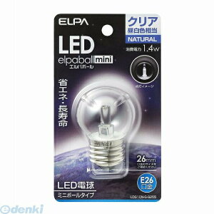 �����d�� ELPA LDG1CN-G-G255 LED�f���L���EG40�K�^E26 LDG1CNGG255 LED�����d�� �N���A�����F �~�j�{�[�����` �G���p