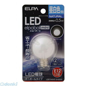 �����d�� ELPA LDG1N-G-E12-G230 LED�f���L���EG30�K�^E12 LDG1NGE12G230 LED�����d�� LED�d�� �~�j�{�[�����` �����F