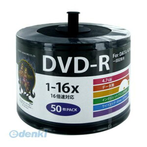 (LINE�N�[�|���L)�y���F1�z ���� ����s�E�����s�� HDDR47JNP50SB2 HI DISC DVD�|R 4�D7GB 50���X�s���h�� 16�{���� ���C�h�v�����^�u���Ή��l�ߑւ��p�G�R�p�b�N�I