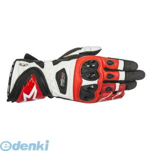 ApCX^[Y alpinestars 8051194988492 SUPERTECH GLOVE 123 BLACK WHITE RED S