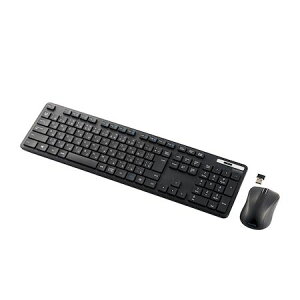 �G���R�� ELECOM TK-FDM110MKBK �L�[�{�[�h ���C�����X �}�E�X�t ���� USB �R�� ���^ �t���L�[�{�[�h ���C�����X�L�[�{�[�h �����u������ TKFDM110MKBK