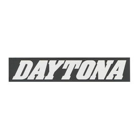 デイトナ DAYTONA 21276 バイク ステッカー ブランドロゴ DAYTONA 角型 150×30mm 黒／銀文字