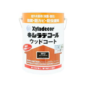 カンペハピオ 00097670390000 水性キシラデコール ウッドコート ジェットブラック 3.4L【キャンセル不可】