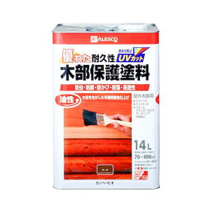カンペハピオ 00237643511140 油性木部保護塗料 チーク 14L【キャンセル不可】