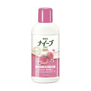 4901417164605 【48個入】 ナイーブ ボディソープ桃の葉ミニ80ML【キャンセル不可】
