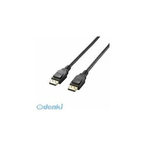�G���R�� ELECOM CAC-DP1220BK DisplayPort TM �P�[�u�� CACDP1220BK DisplayPort�P�[�u�� �u���b�N