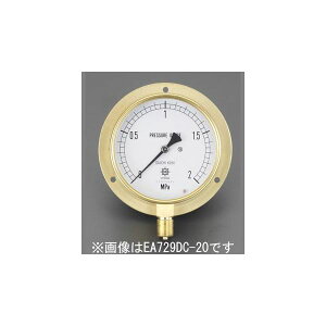 (LINE�N�[�|���L)�y�l��z���s�z�y���[�݌ɕi�z�u�����v�G�X�R EA729DC-30 75mm0-3.0MPa�c�o�t���͌v ���� �Q�[�W EA729DC30�y�L�����Z���s�z