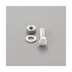 エスコ EA949DV-812 M 8x 50mm強力六角ボルト SUS/ナットワッシャ付全ネジ EA949DV812