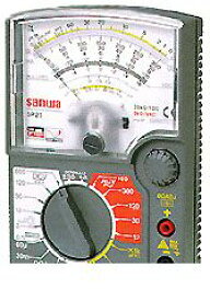 sanwa 三和電気計器 SP21/C アナログマルチメータ　ハードケース付きモデル SP-21/C
