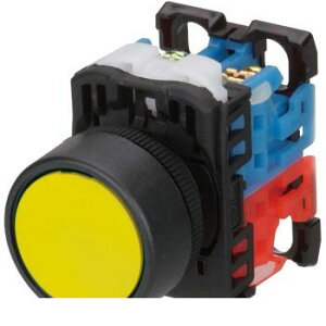 富士電機 AR22F0R-10Y 押しボタンスイッチ AR22シリーズ 黄 AR22F0R10Y