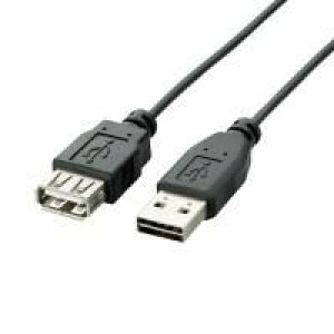 ELECOM エレコム U2C-DE20BK 両面挿しUSB延長ケーブル A-A U2CDE20BK