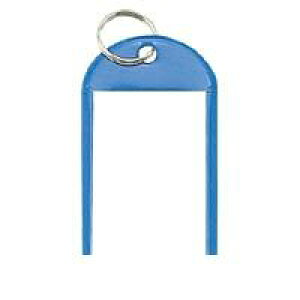 コクヨ KOKUYO ナフ−220B 【50個入】 ソフトキーホルダー型名札 カード寸法45・28 青 ナフ−220B